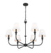 Z-Lite - 3049-32MB - Six Light Chandelier - Tova - Matte Black