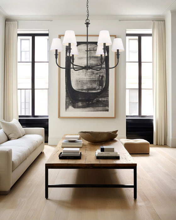Z-Lite - 3049-32MB - Six Light Chandelier - Tova - Matte Black