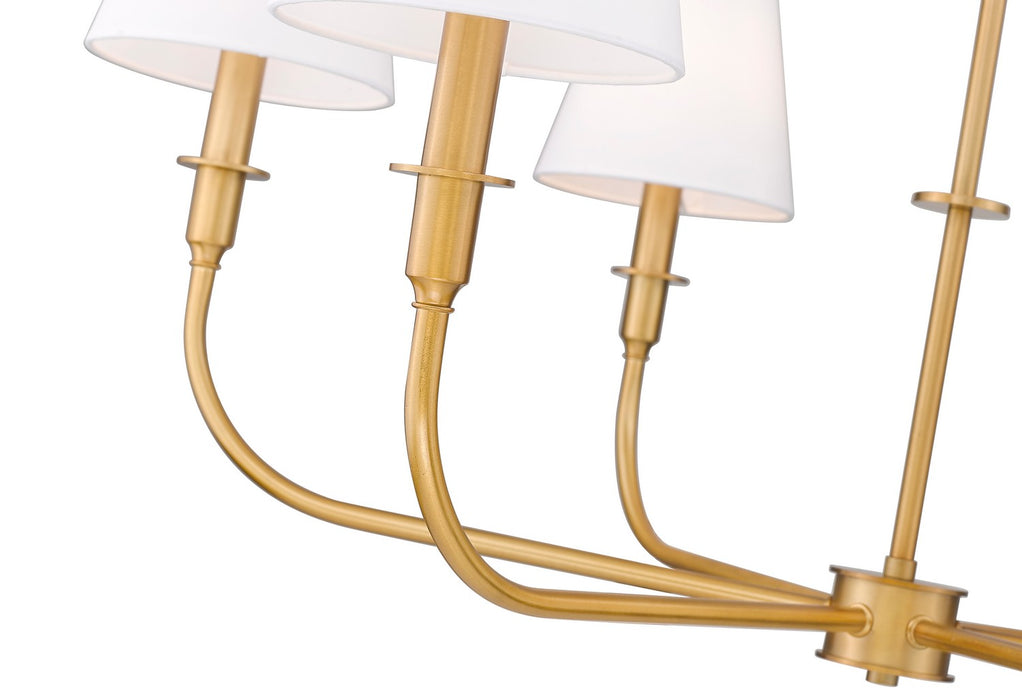 Z-Lite - 3049-32RB - Six Light Chandelier - Tova - Rubbed Brass