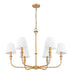Z-Lite - 3049-32RB - Six Light Chandelier - Tova - Rubbed Brass