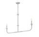Z-Lite - 3049-42L-BN - Two Light Linear Chandelier - Tova - Brushed Nickel