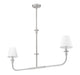 Z-Lite - 3049-42L-BN - Two Light Linear Chandelier - Tova - Brushed Nickel