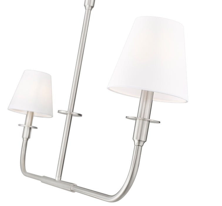 Z-Lite - 3049-42L-BN - Two Light Linear Chandelier - Tova - Brushed Nickel