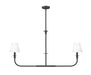 Z-Lite - 3049-42L-MB - Two Light Linear Chandelier - Tova - Matte Black