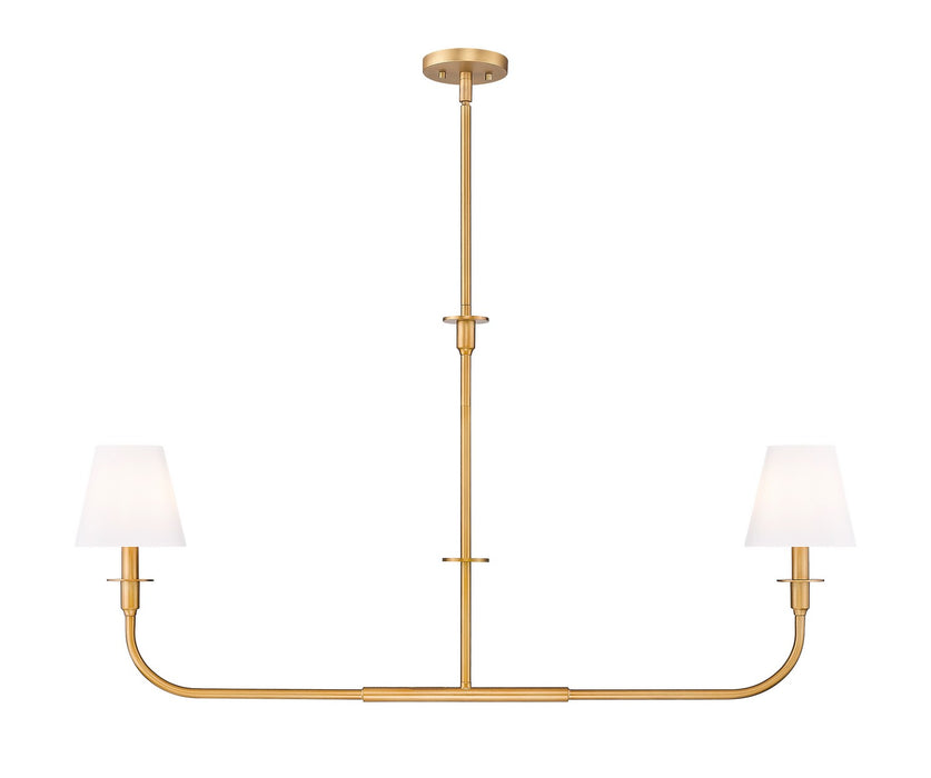Z-Lite - 3049-42L-RB - Two Light Linear Chandelier - Tova - Rubbed Brass