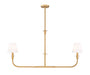 Z-Lite - 3049-42L-RB - Two Light Linear Chandelier - Tova - Rubbed Brass