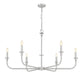 Z-Lite - 3049-45BN - Six Light Chandelier - Tova - Brushed Nickel