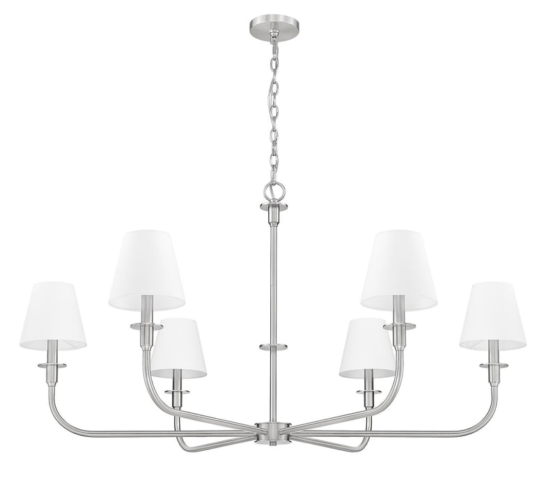 Z-Lite - 3049-45BN - Six Light Chandelier - Tova - Brushed Nickel