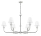 Z-Lite - 3049-45BN - Six Light Chandelier - Tova - Brushed Nickel