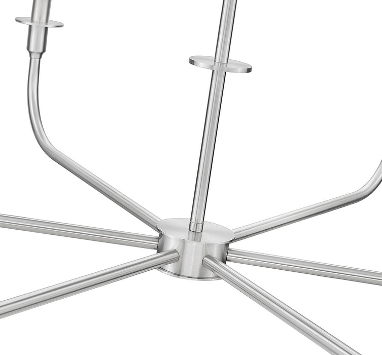 Z-Lite - 3049-45BN - Six Light Chandelier - Tova - Brushed Nickel