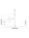 Z-Lite - 3049-45BN - Six Light Chandelier - Tova - Brushed Nickel