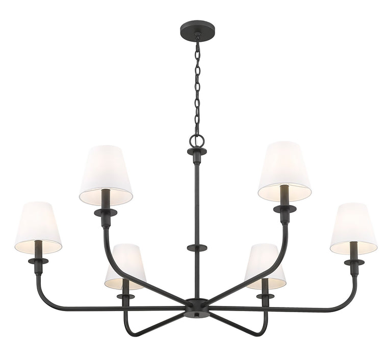 Z-Lite - 3049-45MB - Six Light Chandelier - Tova - Matte Black