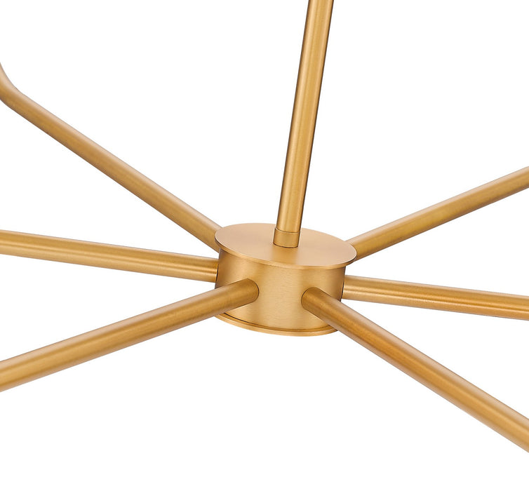 Z-Lite - 3049-45RB - Six Light Chandelier - Tova - Rubbed Brass