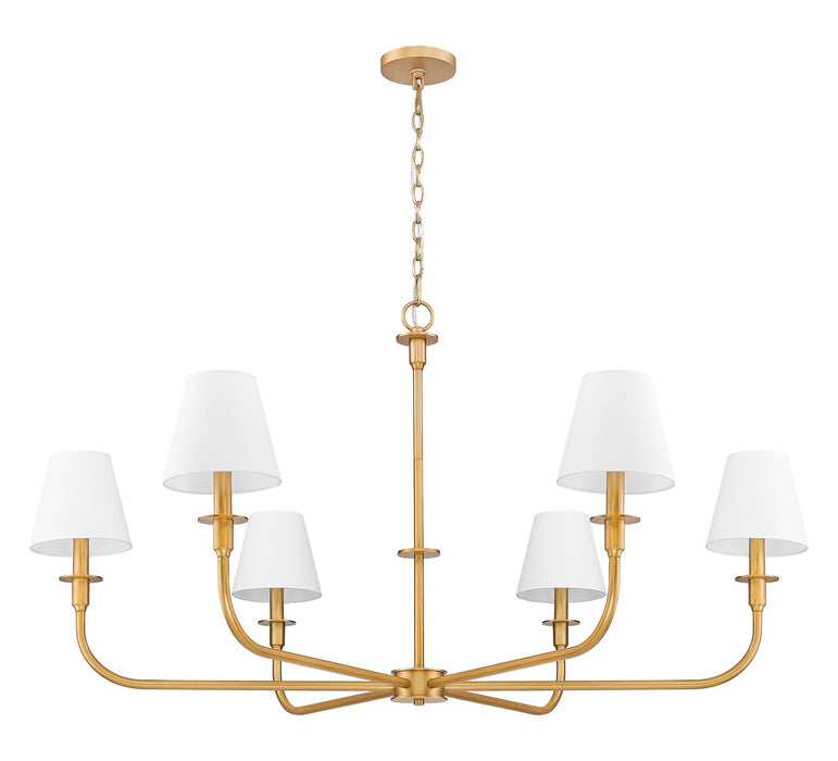 Z-Lite - 3049-45RB - Six Light Chandelier - Tova - Rubbed Brass
