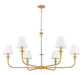 Z-Lite - 3049-45RB - Six Light Chandelier - Tova - Rubbed Brass