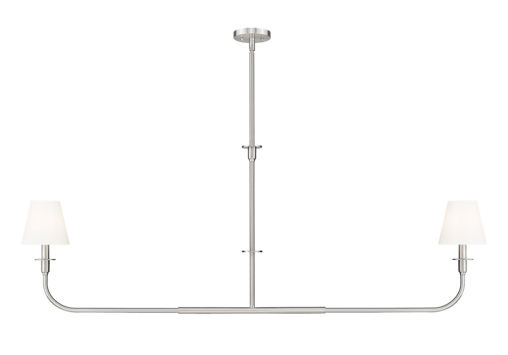 Z-Lite - 3049-60L-BN - Two Light Linear Chandelier - Tova - Brushed Nickel