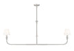 Z-Lite - 3049-60L-BN - Two Light Linear Chandelier - Tova - Brushed Nickel