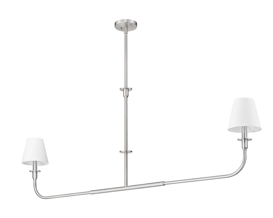 Z-Lite - 3049-60L-BN - Two Light Linear Chandelier - Tova - Brushed Nickel