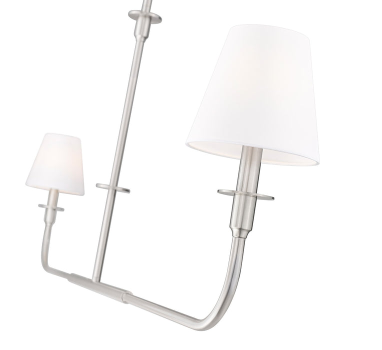 Z-Lite - 3049-60L-BN - Two Light Linear Chandelier - Tova - Brushed Nickel