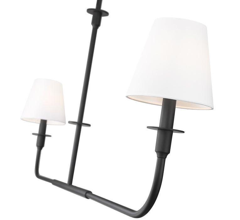 Z-Lite - 3049-60L-MB - Two Light Linear Chandelier - Tova - Matte Black