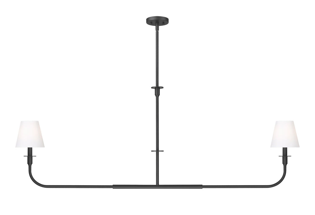 Z-Lite - 3049-60L-MB - Two Light Linear Chandelier - Tova - Matte Black