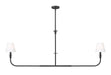 Z-Lite - 3049-60L-MB - Two Light Linear Chandelier - Tova - Matte Black