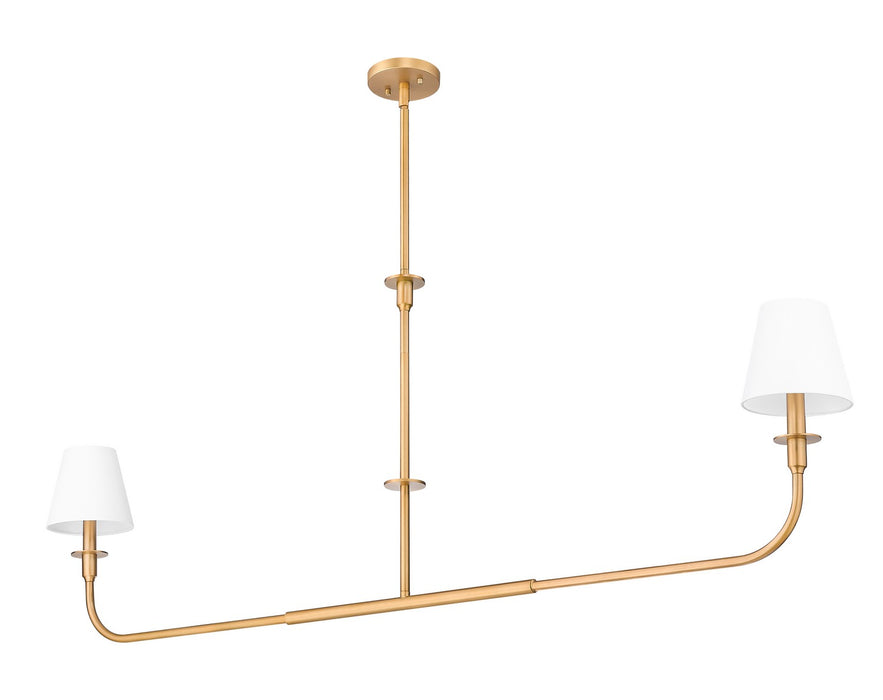 Z-Lite - 3049-60L-RB - Two Light Linear Chandelier - Tova - Rubbed Brass