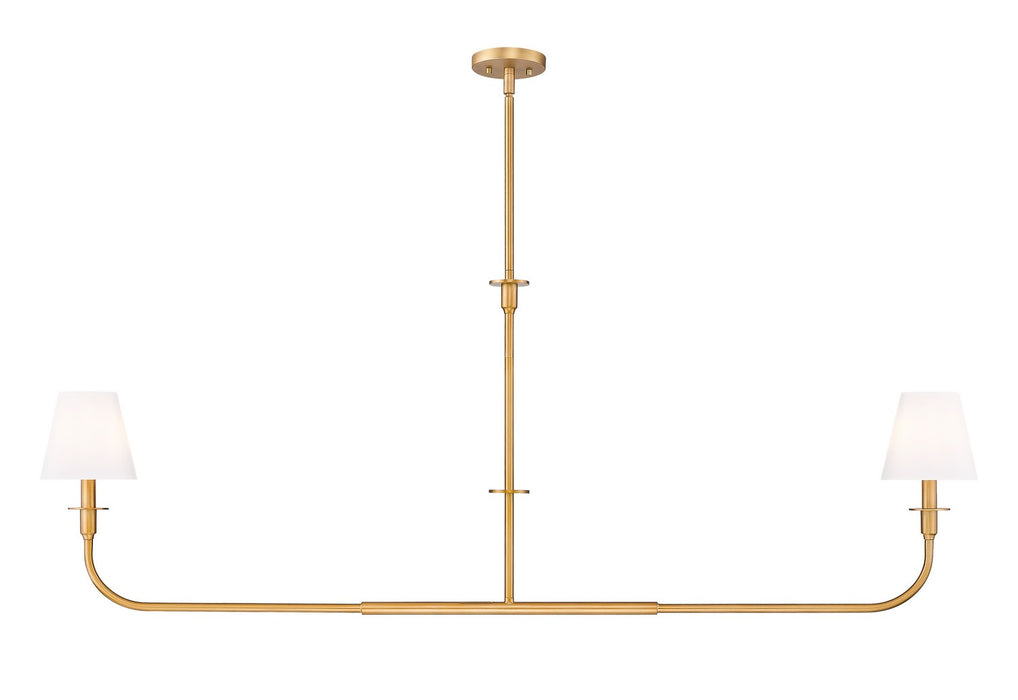 Z-Lite - 3049-60L-RB - Two Light Linear Chandelier - Tova - Rubbed Brass