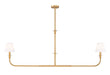 Z-Lite - 3049-60L-RB - Two Light Linear Chandelier - Tova - Rubbed Brass