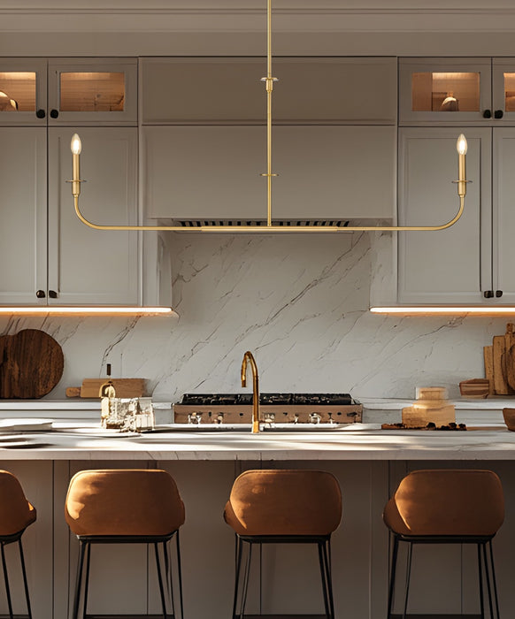 Z-Lite - 3049-60L-RB - Two Light Linear Chandelier - Tova - Rubbed Brass