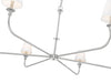 Z-Lite - 3049-62BN - Six Light Chandelier - Tova - Brushed Nickel