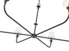 Z-Lite - 3049-62MB - Six Light Chandelier - Tova - Matte Black