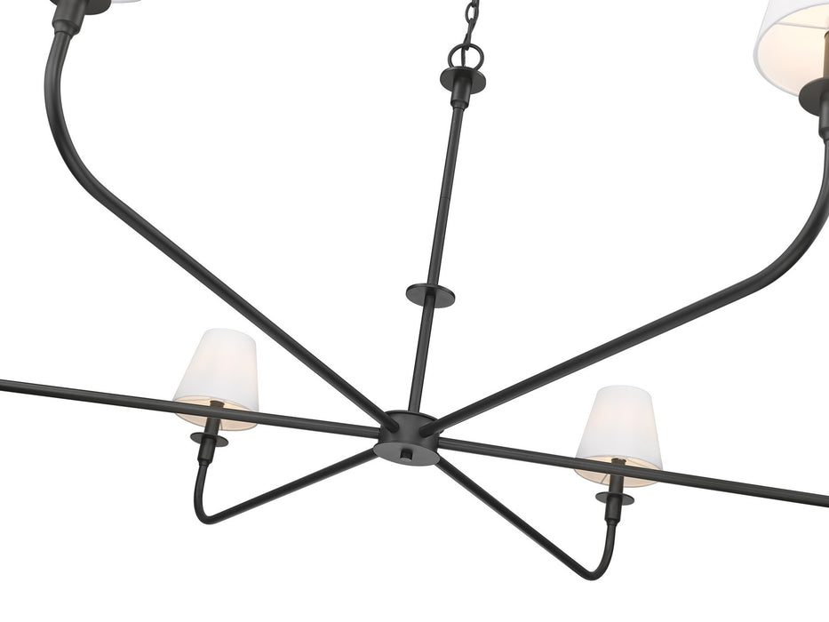Z-Lite - 3049-62MB - Six Light Chandelier - Tova - Matte Black