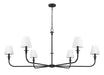 Z-Lite - 3049-62MB - Six Light Chandelier - Tova - Matte Black