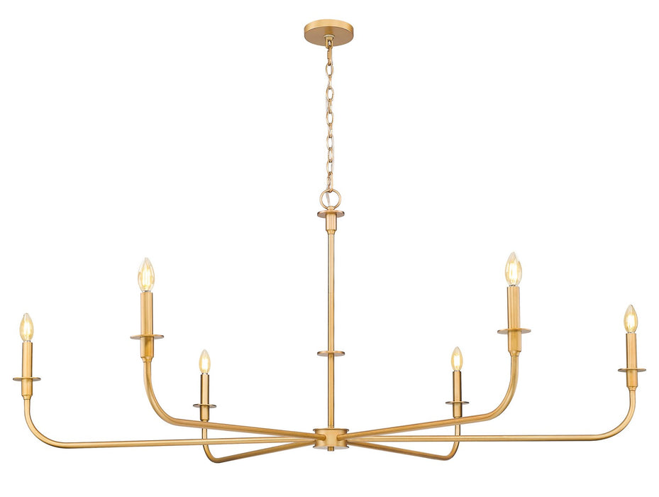 Z-Lite - 3049-62RB - Six Light Chandelier - Tova - Rubbed Brass