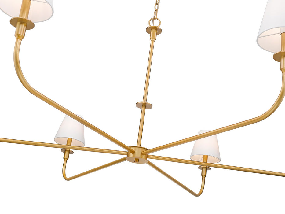 Z-Lite - 3049-62RB - Six Light Chandelier - Tova - Rubbed Brass