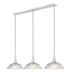 Z-Lite - 3051P12-3L-BN - Three Light Linear Chandelier - Lunelle - Brushed Nickel