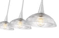 Z-Lite - 3051P12-3L-BN - Three Light Linear Chandelier - Lunelle - Brushed Nickel