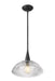 Z-Lite - 3051P12-MB - One Light Pendant - Lunelle - Matte Black