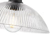 Z-Lite - 3051P12-MB - One Light Pendant - Lunelle - Matte Black