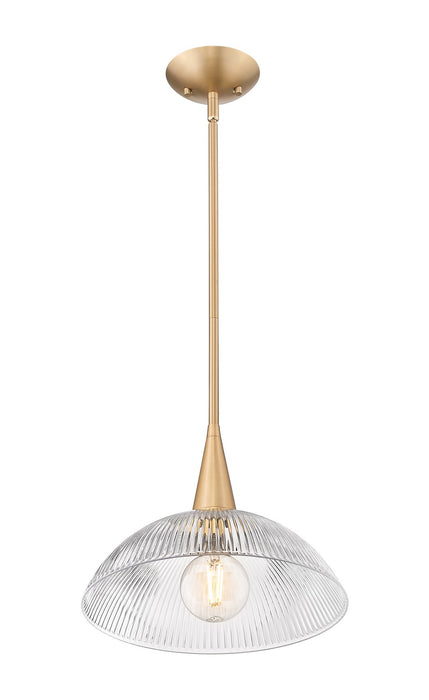 Z-Lite - 3051P12-MGLD - One Light Pendant - Lunelle - Modern Gold