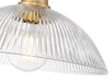 Z-Lite - 3051P12-MGLD - One Light Pendant - Lunelle - Modern Gold