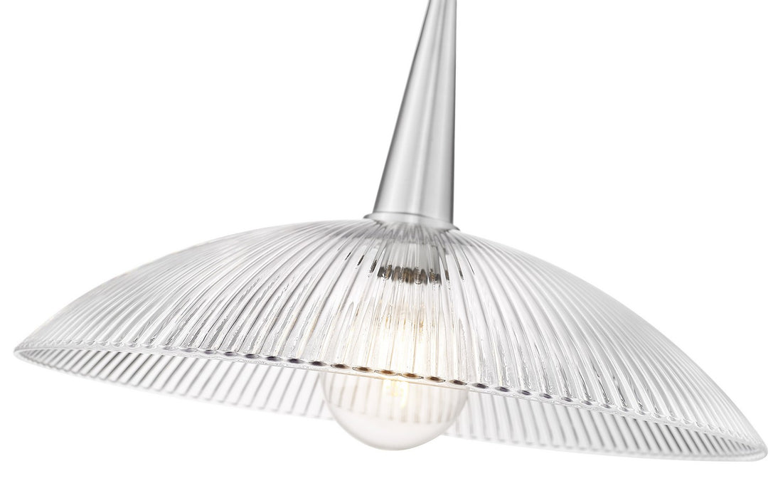 Z-Lite - 3051P18-BN - One Light Pendant - Lunelle - Brushed Nickel