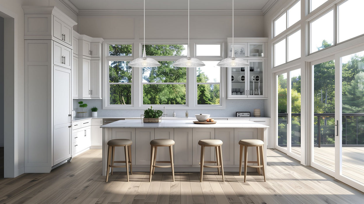 Z-Lite - 3051P18-BN - One Light Pendant - Lunelle - Brushed Nickel