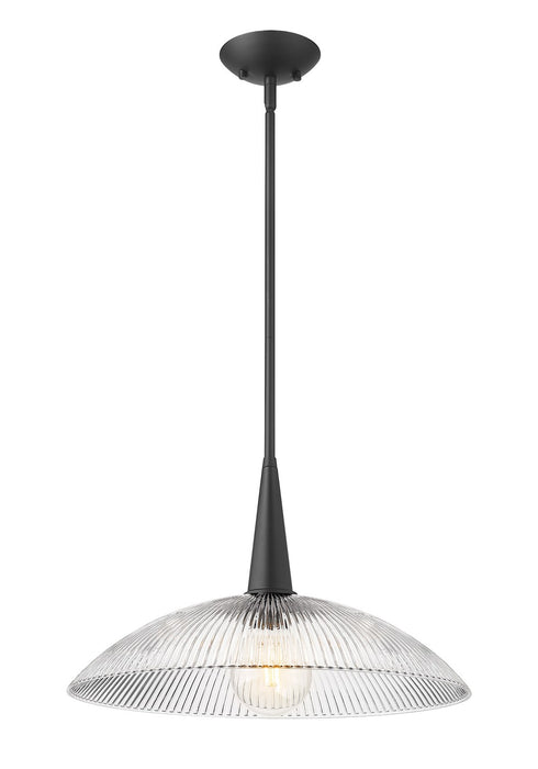 Z-Lite - 3051P18-MB - One Light Pendant - Lunelle - Matte Black