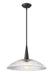 Z-Lite - 3051P18-MB - One Light Pendant - Lunelle - Matte Black
