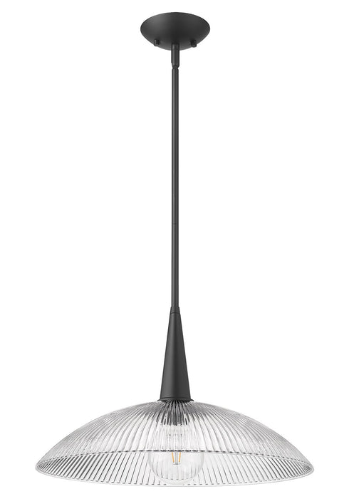 Z-Lite - 3051P18-MB - One Light Pendant - Lunelle - Matte Black