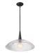 Z-Lite - 3051P18-MB - One Light Pendant - Lunelle - Matte Black