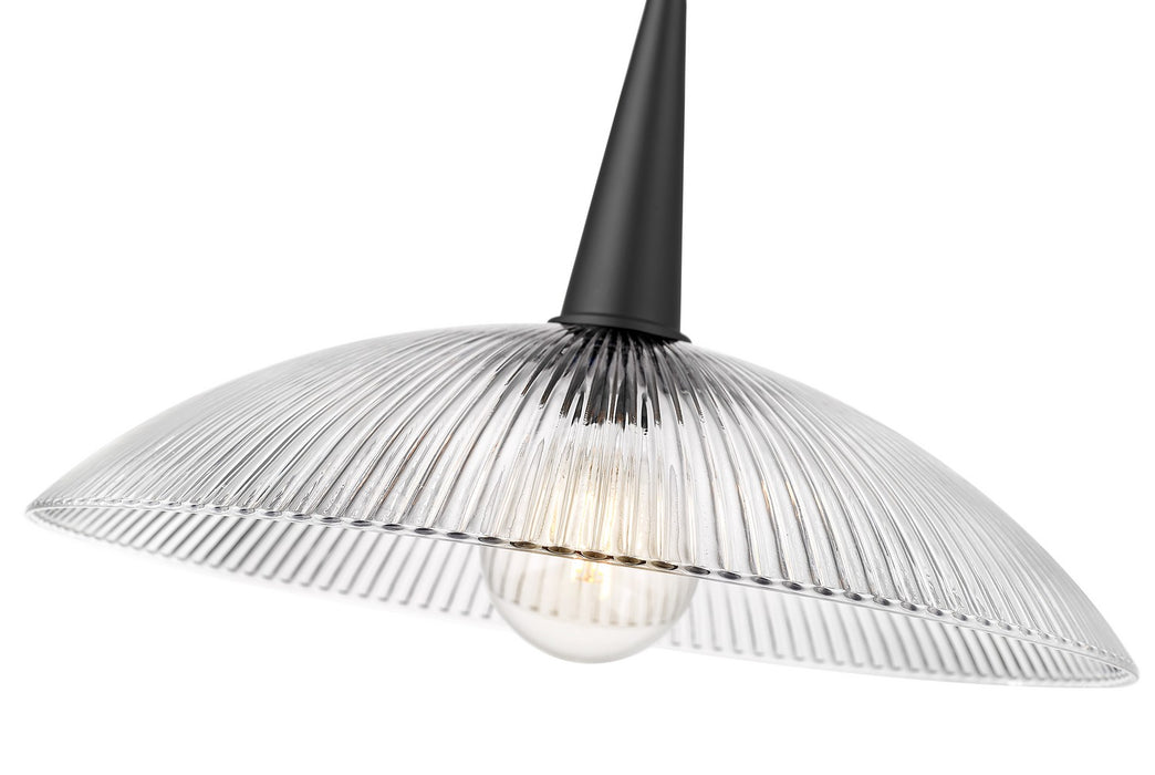 Z-Lite - 3051P18-MB - One Light Pendant - Lunelle - Matte Black