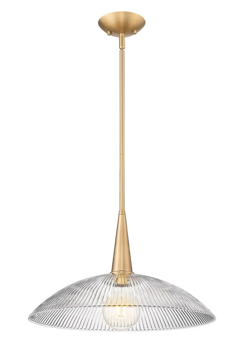 Z-Lite - 3051P18-MGLD - One Light Pendant - Lunelle - Modern Gold